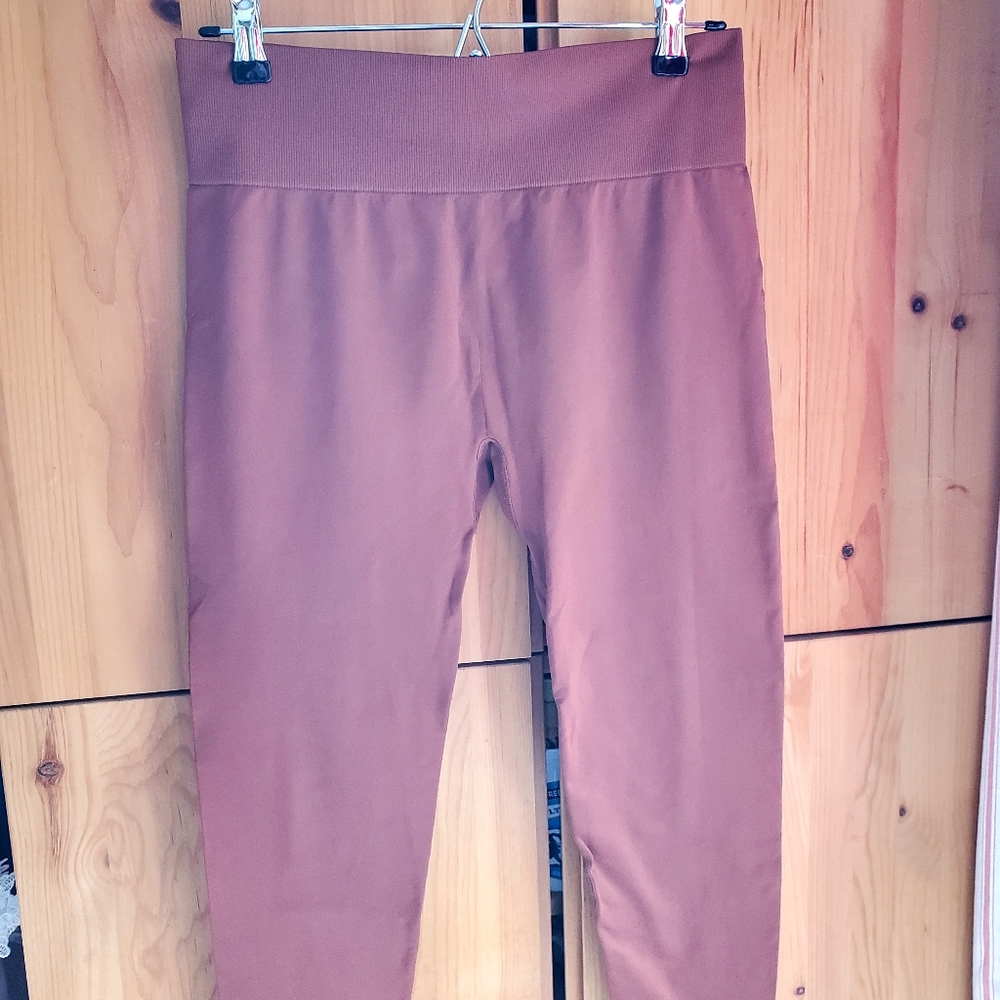 Knix Good to Go High Rise Seamless Leggings Size Large In Terracotta